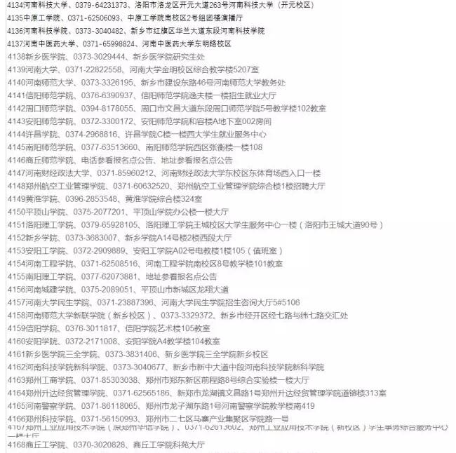 河南省2018研究生考研報考點設置及報考點要求 河南省2018研究生考研報考點設置及報考點要求