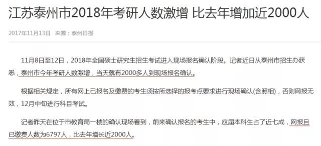 2018考研，你的競(jìng)爭(zhēng)壓力有多大？